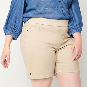 Coral Bay Stretch baby pink shorts